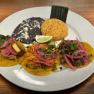 PORK TACO PLATE